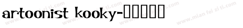 artoonist Kooky字体转换